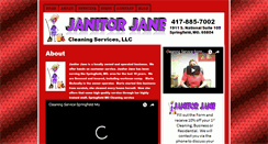 Desktop Screenshot of janitorjane.com